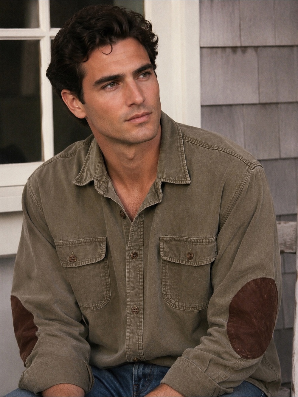 Banana Republic Vintage Corduroy Button-Down Shirt